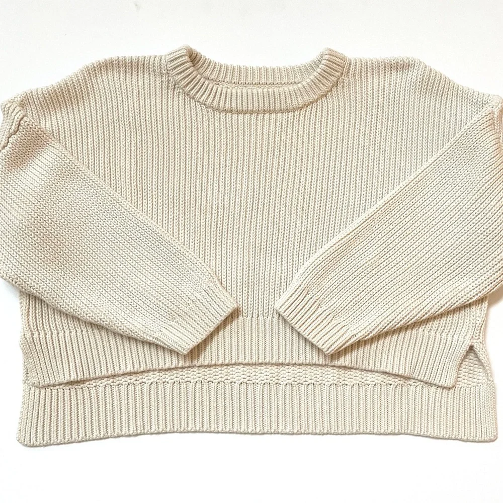 Tradlands Cottage Crewneck chunky oversized sweater_10